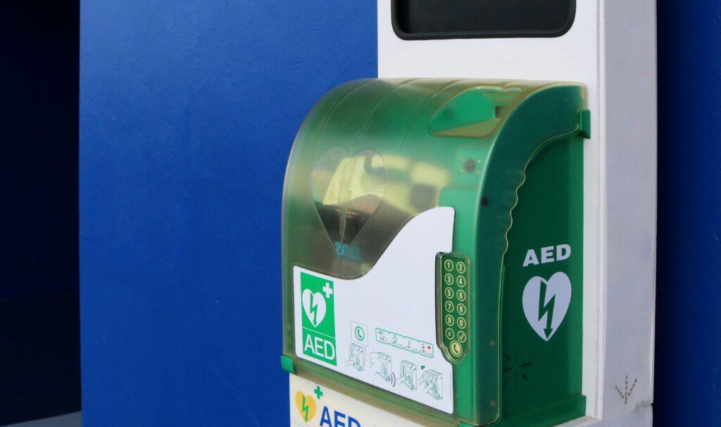 Aed Defibrillator, um das Leben zu retten.